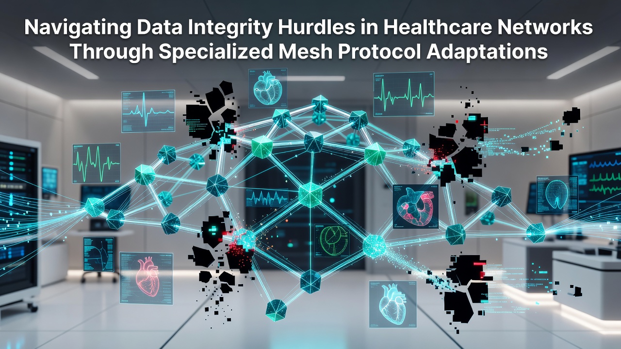 Navigating Data Integrity Hurdles in Healthcare Networks Through Specialized Mesh Protocol Adaptations